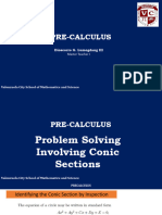 Problem Solving Involving Conic Sections