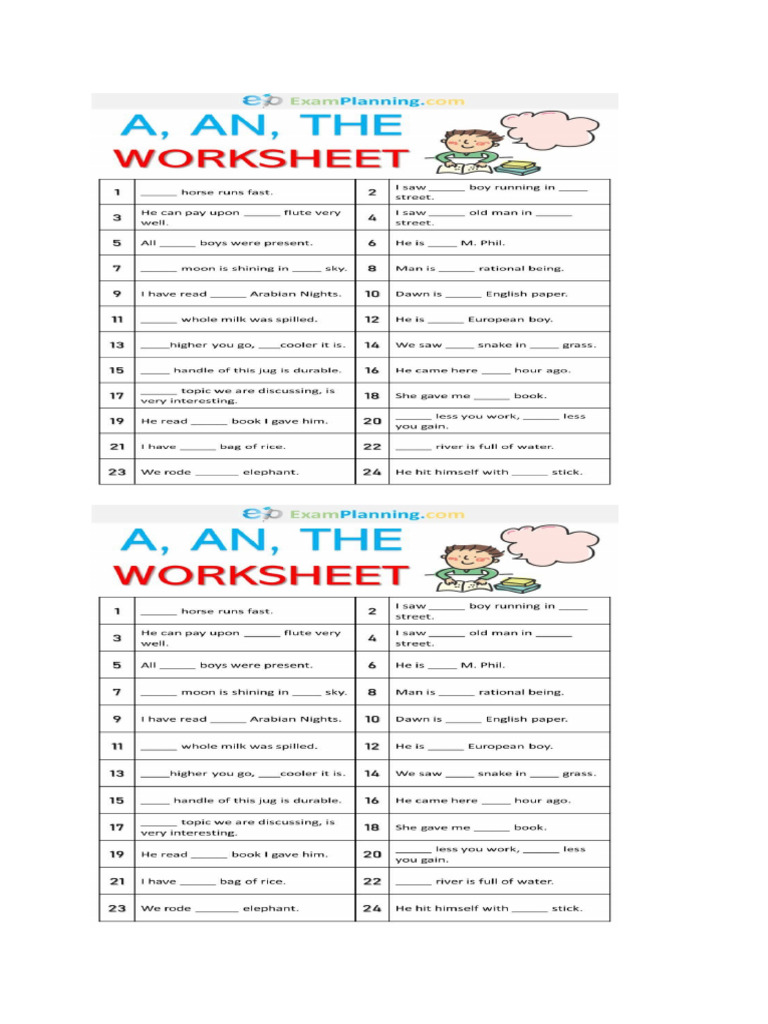Class 6 Articles | PDF