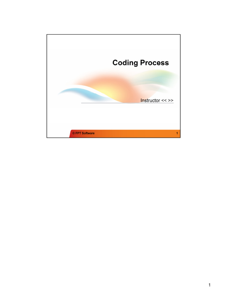 Day02 - 01 - Coding Process | PDF