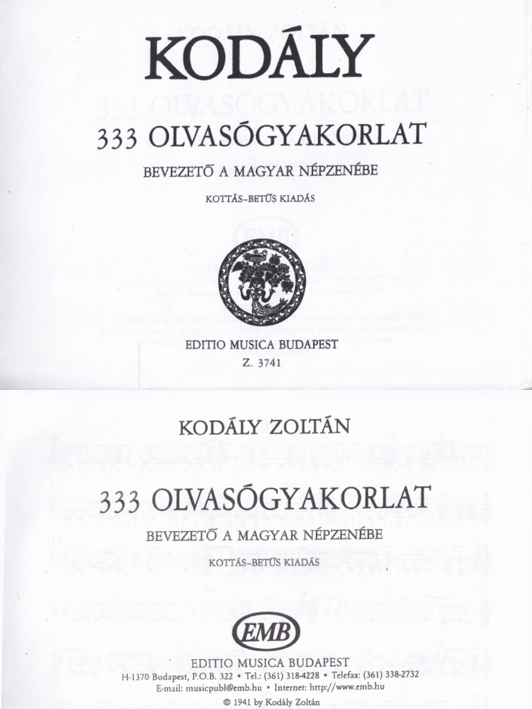 Kodaly 333 pdf