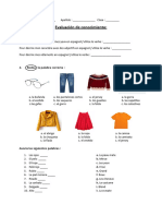 Evaluación de Conocimiento