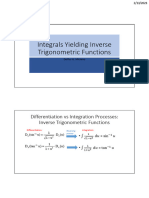 Inv Trigo Function Integration