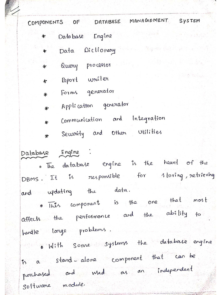 Components of dbms pdf
