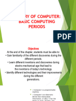 Lesson 2. HISTORY OF COMPUTER