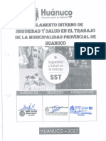 Reglamento Interno de SST