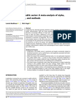 Public Administration Review - 2022 - Backhaus - Leadership in The Public Sector A Meta Analysis of Styles Outcomes