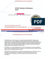 (TS) NSA QUANTUM Tasking Techniques For The R&T Analyst: PO: Tao RTD I Team Booz Allen Hamilton SDS2