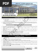 Iades 2023 Instituto Rio Branco Terceiro Secretario Da Carreira Diplomata Tarde Prova