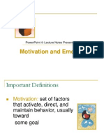 Huff 8e Lecture Note PPT 12.Ppt Motivation and Emotion