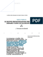 Le Nuove Privatizzazioni Per Incassare Denaro - Sono Le Illusioni Di Stato - Corriere - It