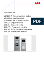 ABB-Welcome Outdoor Station & Modules - Product Manual - EN - 2TMD042000D0027 - ABB - 20201023