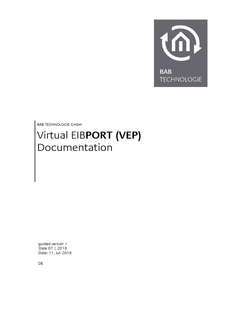 Virtual EIBPORT Setup Guide | PDF | Menu (Computing) | Graphical User ...