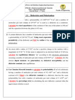Sheet (1) - Dielectrics and Polarization