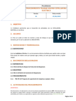 Procedimiento Trabajo Seguro Cepilladora Electrica