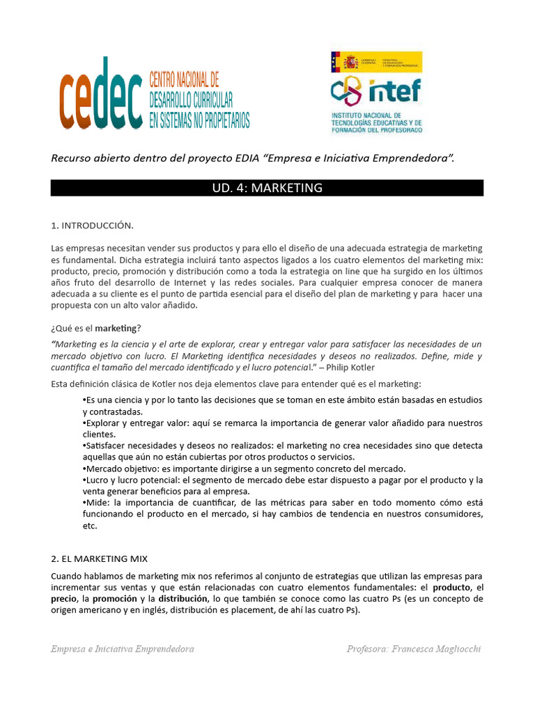 Estrategias de Marketing para Empresas | PDF | Marketing | Producto ...