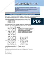 LEMBAR AKTIVITAS 4 - SPLTV Metode Determinan