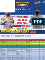 Laphar Lomba Duta BOS V2 Polres Jajaran Polda Sumut Hari Rabu 25 Mei 22