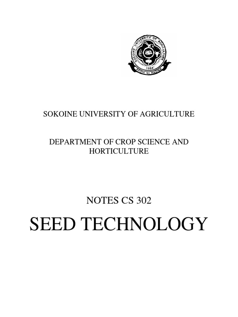 Seed Technology Overview and Quality Factors | PDF | Seed | Germination