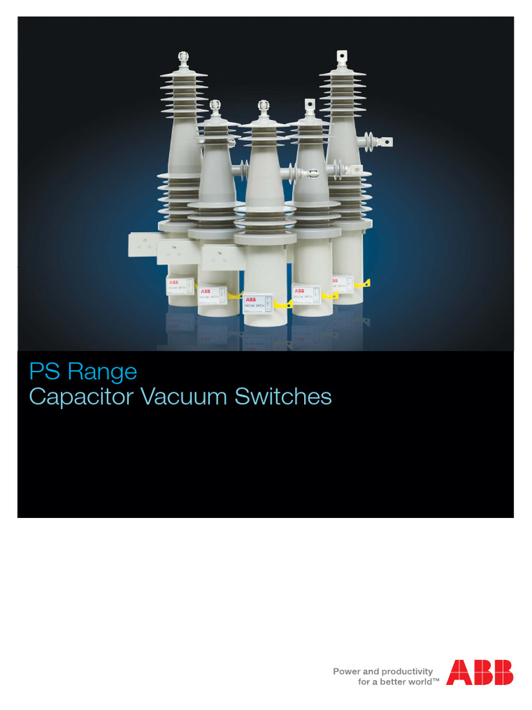 PS Range: Capacitor Vacuum Switches | PDF | Capacitor | Switch