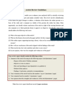 Article Review Guidelines PDF