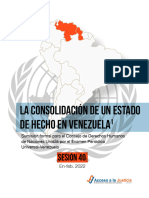 Un Estado de Hecho en Venezuela