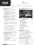 Basic Grammar Unit6 Without Answers