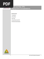 Ipsec and SSL VPN Deployment Considerations: in This Document