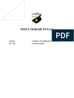 Nota Serah Tugas Nurul