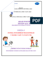 Afis Arad Footbal Festivall