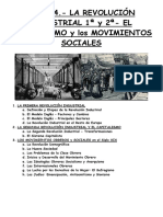 Tema 4. La Revolución Industrial y Los Movimientos Obreros - Concepto y El Modelo Inglés, Factores