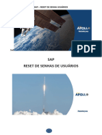 SAP - Reset de Senha