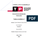 "Año de La Unidad, La Paz Y El Desarrollo": "Tarea Académica 2"