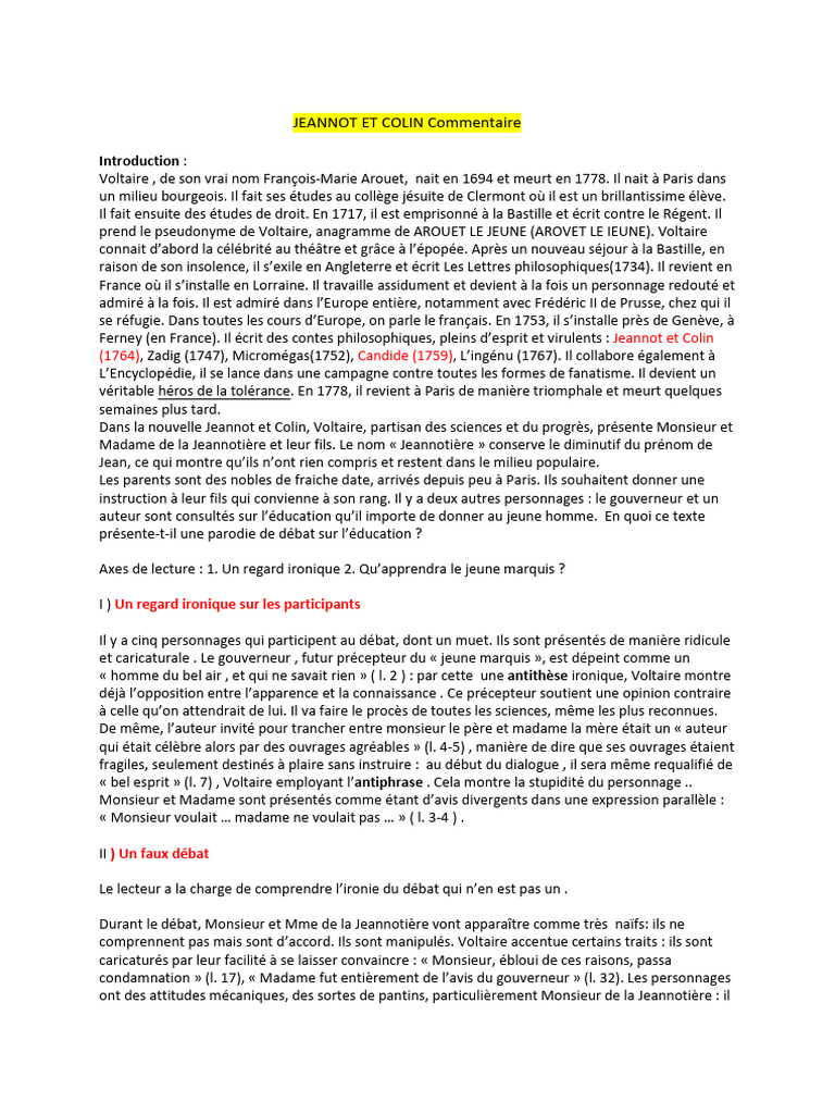 Analyse de 