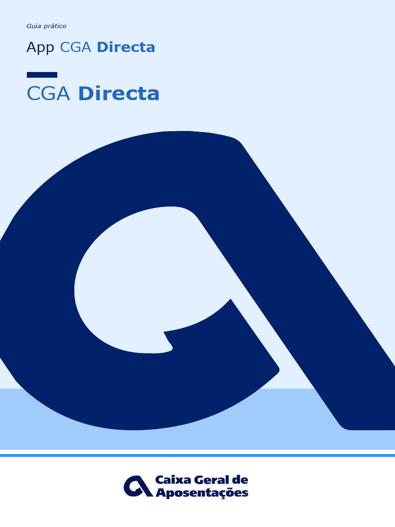 Guia da App CGA Directa | PDF | Aplicativo para celular | Autenticação