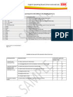 Entry 1 - Reading Markscheme