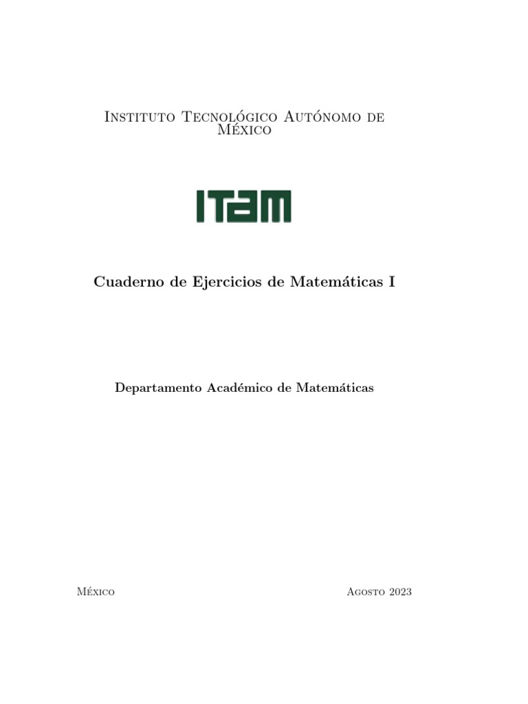 Cuaderno mate i 2023 s1 pdf derivado integral