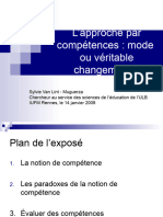 L'Approche Par Compétences Mode Ou Véritable Changement