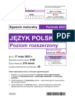 Httpscke - Gov.plimages EGZAMIN MATURALNY OD 2023arkusze Egzaminacyjne2023jezyk Polskipoziom rozszerzonyMPOP-R0-100-2305
