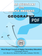 H.S. Model Question Geography