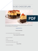 Receta de Chocoflan