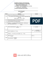 Unit 5, Tutorial 1 TBVP SRM Tutorial