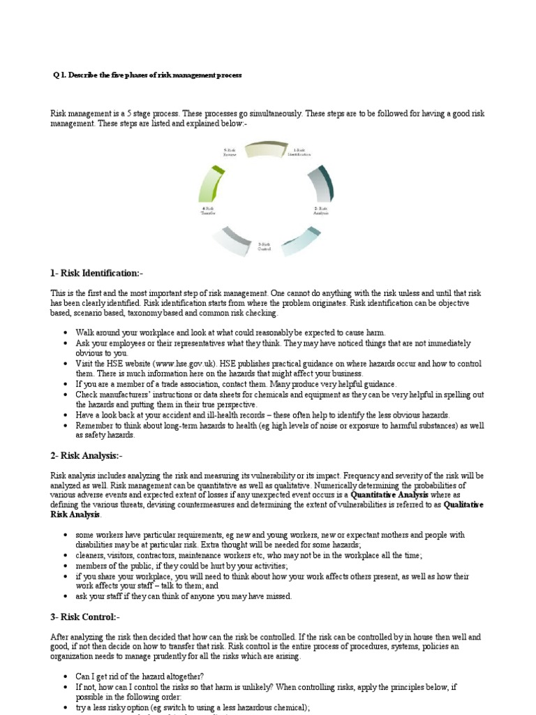 Risk MNGMT PM19 Set I | PDF | Benchmarking | Risk