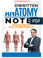 Dr. Ashwani Anayomy Handwritten Notes (Medicalstudyzone - Com)