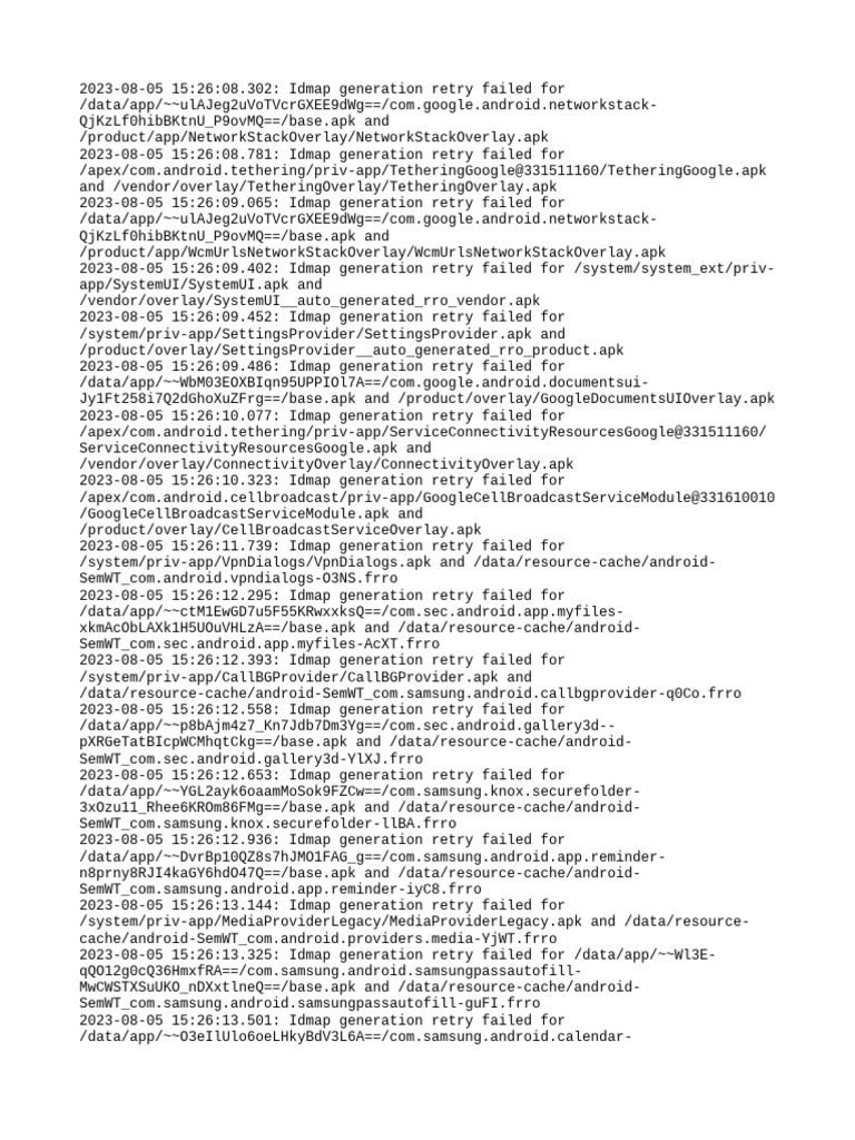 Lom Log | PDF | Android (Operating System) | Android (Robot)