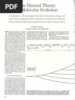 The Neutral Theory of Molecular Evolution - Motoo Kimura