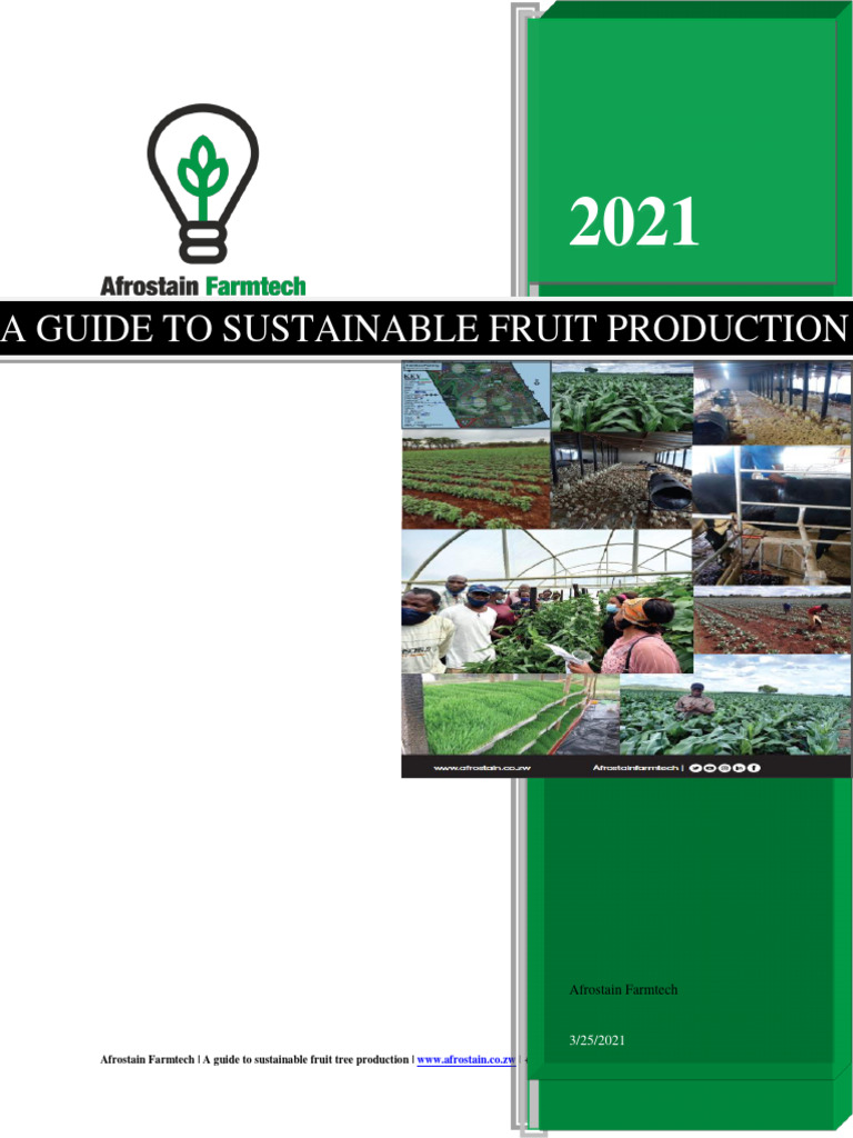 A Guide To Sustainable Fruit Tree Production PDF Grafting Seed
