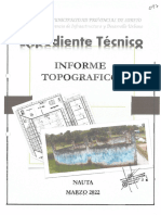 SECCION 3.6. Informe Topografico