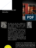 Diapositiva Teoría Tridimensional Del Derecho