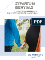 Postpartum Essentials Checklist