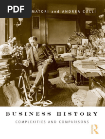 Business History Complexities and Comparisions Franco Amatori, Andrea